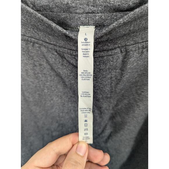 EUC Lululemon Athletica Gray Men's Sweatpants Size L 32Wx32L w Zip-close pockets - Picture 5 of 7